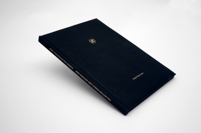 This incredibly elegant  book/press kit  presents  Chanel's makeup collection via a collaboration with  Peter Phillips